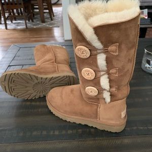 Ugg button boots